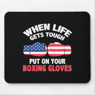Fitness Boxring - Ich liebe Kickboxen  Mousepad