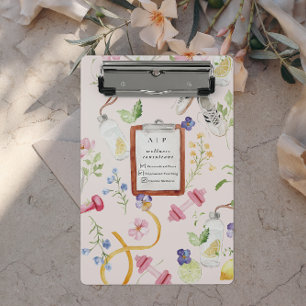 Fitness Branding   QR-Code für Wellness-Coach Mini Klemmbrett