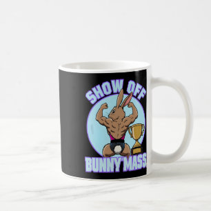 Fitness Bunny Bodybuilder Vom Sonnenblumen lassen Kaffeetasse