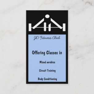 Fitness Business Cards Visitenkarte