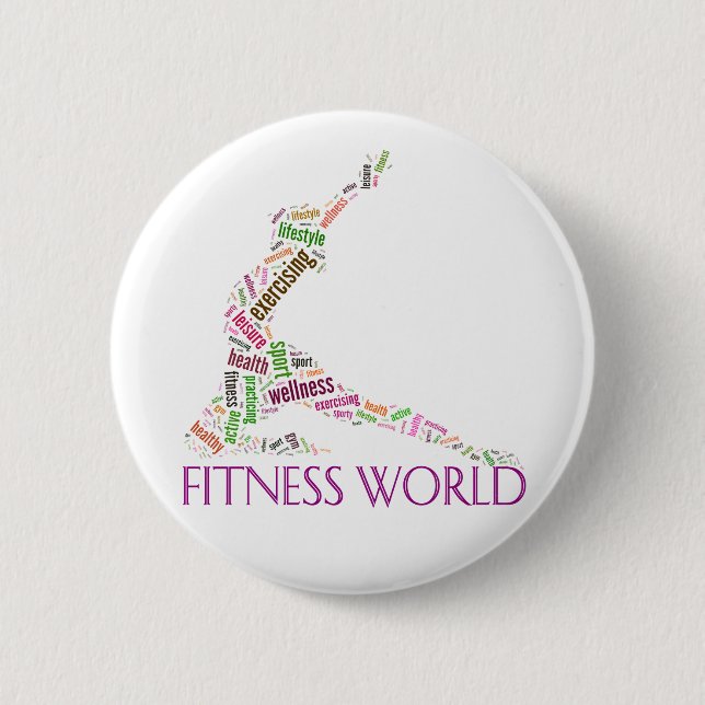Fitness Button (Vorderseite)