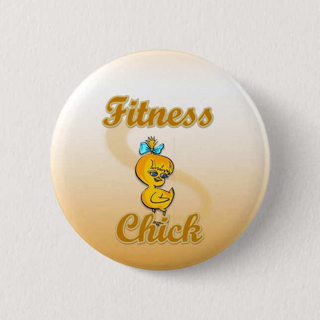 Fitness Chick Button (Vorderseite)