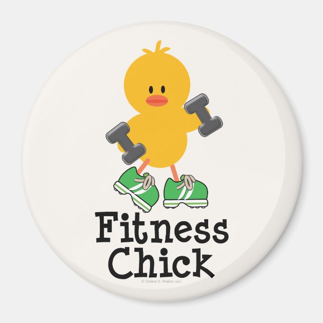 Fitness Chick Magnet (Vorne)