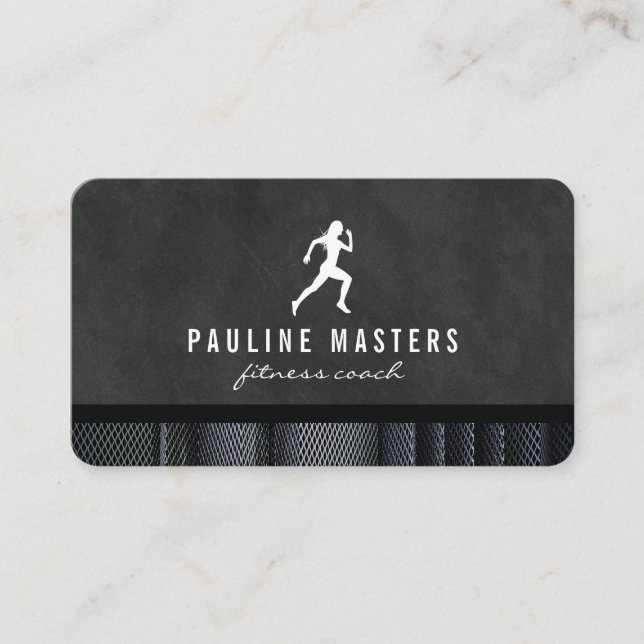 Fitness Coach Terminkarte (Vorderseite)