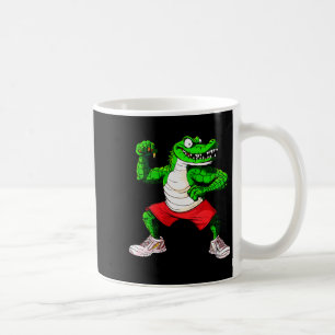 Fitness-Crocodile-V-Ausschnitt für Damen Kaffeetasse