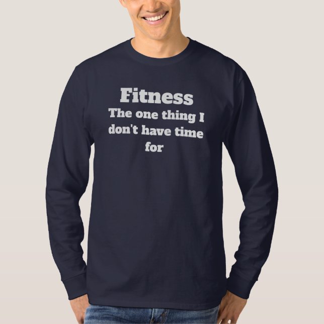 Fitness Definition Shirt Langarm-Shirt (Vorderseite)