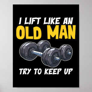 Fitness der Bodybuilding und Gym-Motivierend Zitat Poster