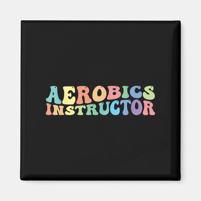 Fitness des Aerobic Instructors Magnet (Vorne)