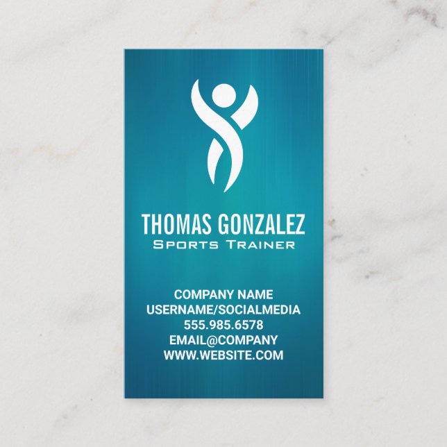 Fitness des Sports | Personal Training Terminkarte (Vorderseite)