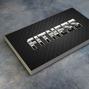 Fitness, die beruflichen Stahl u. Metall ausbildet Visitenkarte