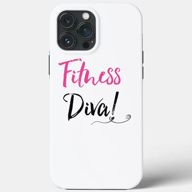 "Fitness Diva!" Case-Mate iPhone Hülle (Rückseite)