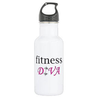 Fitness-Diva Edelstahlflasche