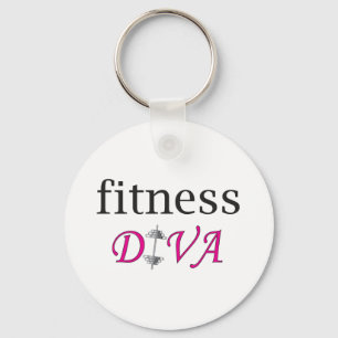 Fitness-Diva Schlüsselanhänger
