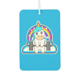 Fitness Einhorn Autolufterfrischer