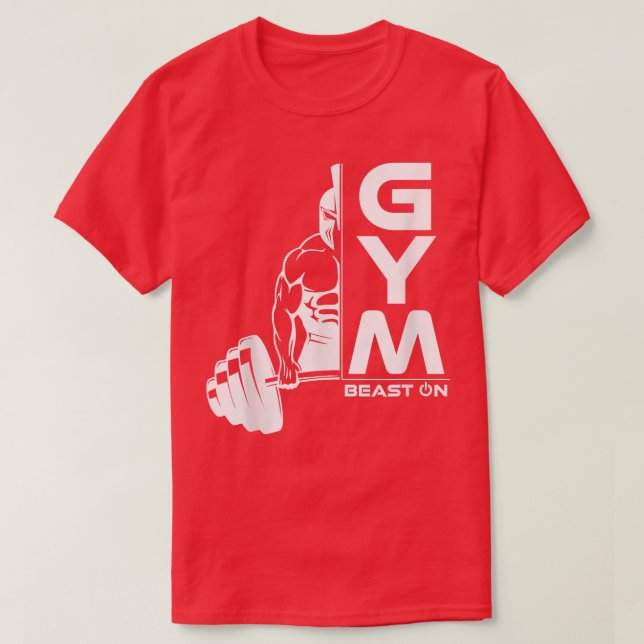 Fitness-Fitnessraum-Motivation für Spartan Gladiat T-Shirt (Design vorne)