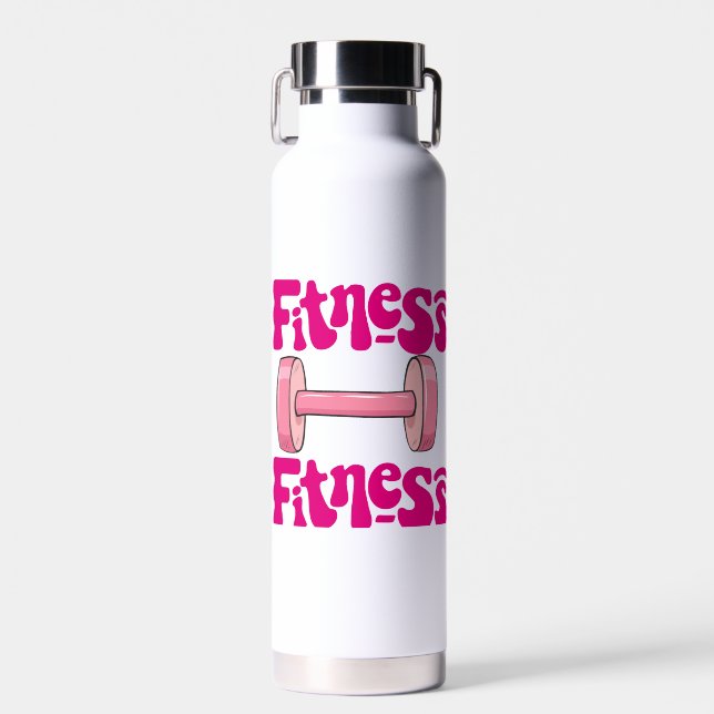 Fitness-Fitnessraum motivierend Design Trinkflasche (Vorne)