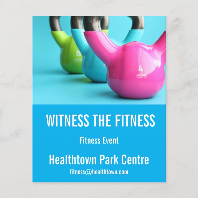 Fitness Flyer Fitness Ereignis oder Expo (Vorne)