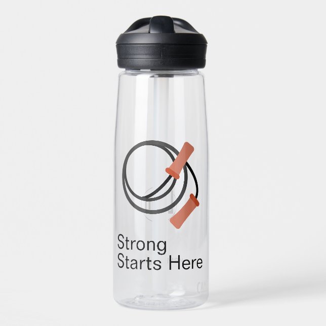 Fitness für Anfänger - Starts Trinkflasche (Vorne)
