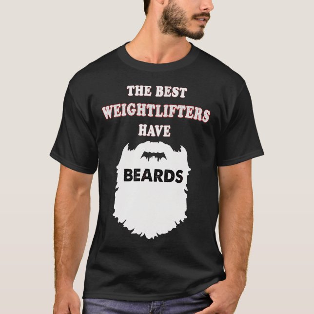 Fitness für Kraftanhebungen mit Gewichtslifter T-Shirt (Vorderseite)