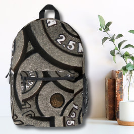 Fitness für Schwarzgymnasien Bedruckter Rucksack
