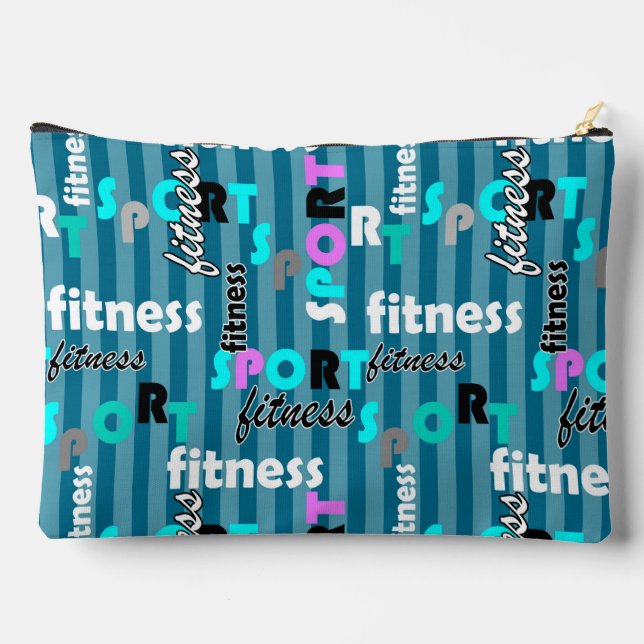Fitness für Sportbekleidung Zubehörtasche (Rückseite)