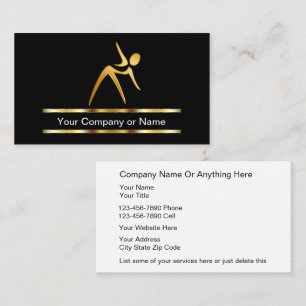 Fitness-Geschäfts-Karten Visitenkarte