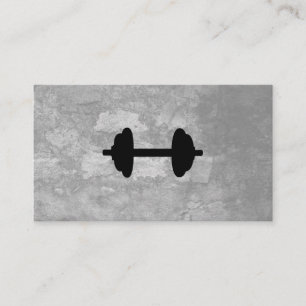Fitness Gewicht Grau Textur Visitenkarte