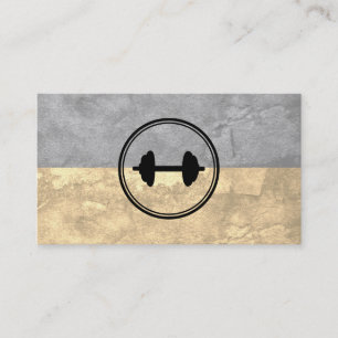Fitness Gewicht Zwei-Tonen Textur Visitenkarte