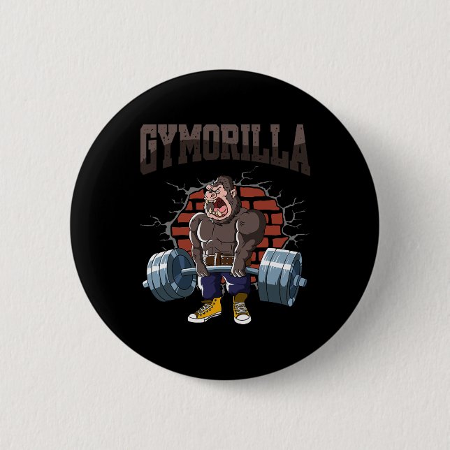 Fitness Gorilla Club Button (Vorderseite)
