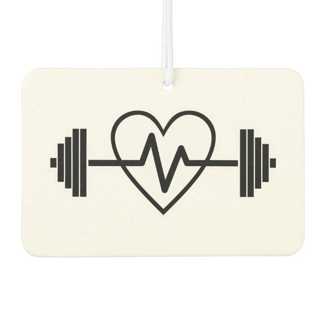 FITNESS GYM IST LEBEN AUTOLUFTERFRISCHER (Vorderseite)