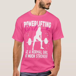 Fitness Gym Powerlifter Kraftheben Gewicht T-Shirt
