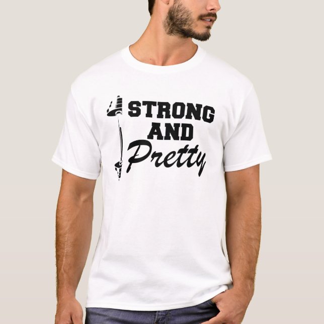 Fitness Gym - Starke und Hübsche T-Shirt (Vorderseite)