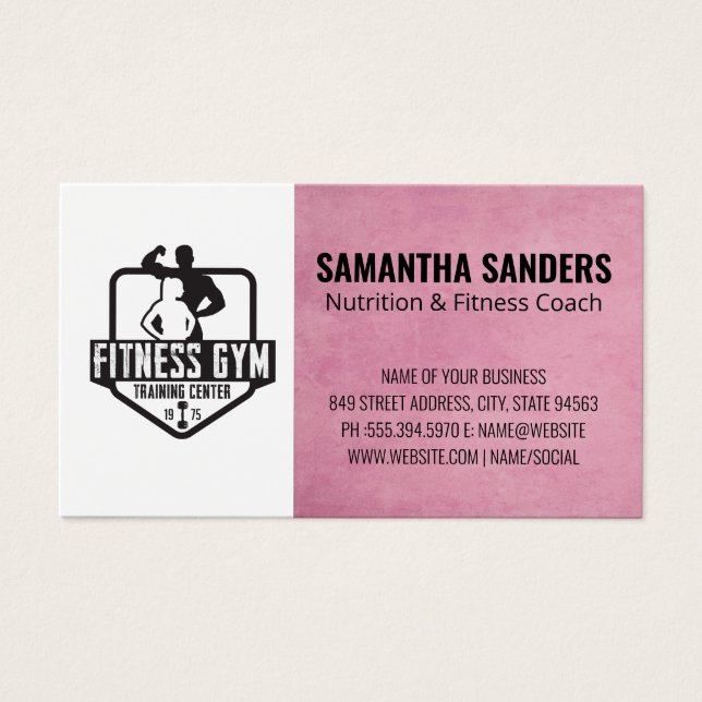 Fitness Gym Training Center | Personal Trainer (Vorderseite)