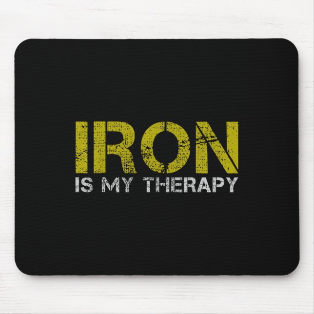 Fitness Gym Training Workout Bodybuilding Weightli Mousepad (Vorne)