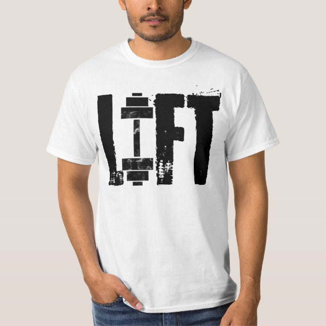 FITNESS GYM UND WORKOUT LIEBE T-Shirt (Vorderseite)
