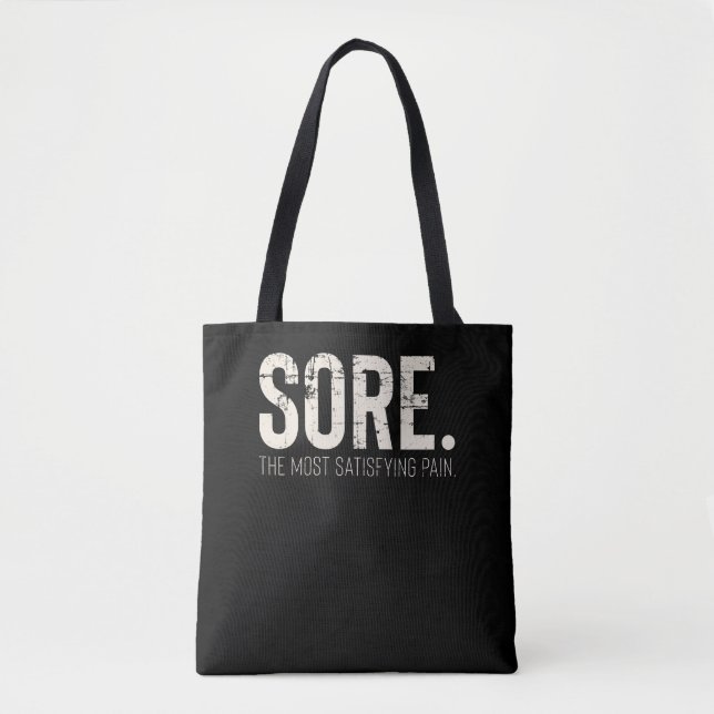 Fitness Gym Workout Motivierend Kostenvoranschlag Tasche (Vorderseite)