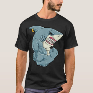 Fitness Hai am Fitnessraum Ausbildung Männer Fraue T-Shirt
