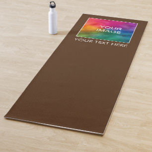 Fitness Hinzufügen des Fotos Text hier Vorlage bra Yogamatte