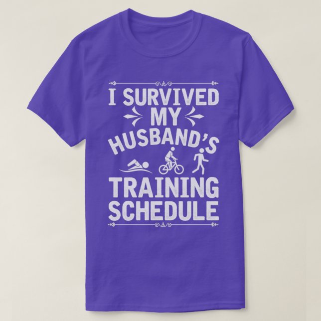 Fitness Husband Triathlon Trainingsplan Essent T-Shirt (Design vorne)
