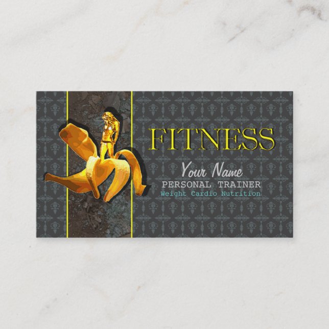 FITNESS III - Geschäfts-Karte Visitenkarte (Vorderseite)