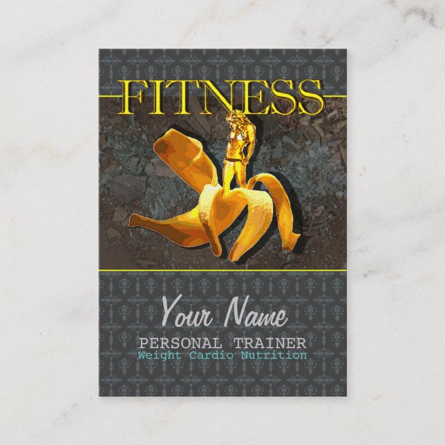 FITNESS III - Karte für Unternehmen, Zeitplan (Vorderseite)