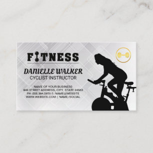 Fitness Instructor   Gesundheit Visitenkarte