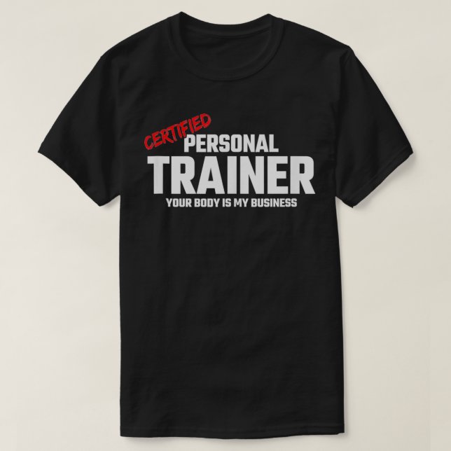 Fitness Instructor Health Fitness Coach Personal T T-Shirt (Design vorne)