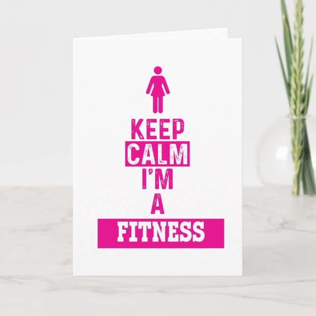 Fitness Instructor Karte (Vorderseite)