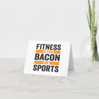 Fitness ist der Speck von Sport Funny Fitness Gym