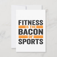 Fitness ist der Speck von Sport Funny Fitness Gym