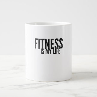 Fitness ist mein Leben Jumbo-Tasse