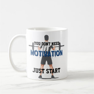 Fitness-Kaffeetasse für Bodybuilder und Gym-Bro Kaffeetasse