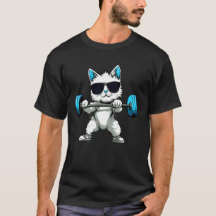 Fitness Katzen T-Shirt