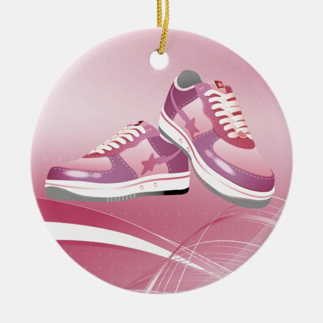 Fitness! Keramik Ornament (Vorne)